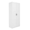30 in. W x 71 in. H x 16 in. D 5-Shelf Wood Freestanding Cabinet
