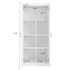 30 in. W x 71 in. H x 16 in. D 5-Shelf Wood Freestanding Cabinet