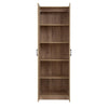 24 in. W x 71 in. H x 12 in. D 4-Shelf Wood Freestanding Cabinet