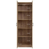 24 in. W x 71 in. H x 12 in. D 4-Shelf Wood Freestanding Cabinet