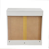 24 in. W x 12 in. D x 24 in. H Bathroom Storage Wall Cabinet in White Titanium
