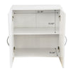 24 in. W x 12 in. D x 24 in. H Bathroom Storage Wall Cabinet in White Titanium