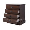 4-Drawer Wood Nightstand