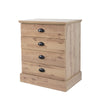 4-Drawer Wood Nightstand