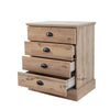 4-Drawer Wood Nightstand