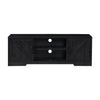 59 in. Farmhouse TV Stand For TVs Up To 59" with 2 Storage Cabinets, Wood Barn Door Media Television Console Table With Storage, Modern Entertainment Center For Living Room