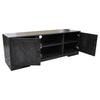 59 in. Farmhouse TV Stand For TVs Up To 59" with 2 Storage Cabinets, Wood Barn Door Media Television Console Table With Storage, Modern Entertainment Center For Living Room