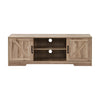 59 in. Farmhouse TV Stand For TVs Up To 59" with 2 Storage Cabinets, Wood Barn Door Media Television Console Table With Storage, Modern Entertainment Center For Living Room