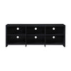 65 in. Modern TV Stand For TVs Up To 62" With 6 Open Shelves, Modern Entertainment Center With Storage, TV Console Table Media Cabinet For Living Room, Bedroom And Office