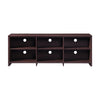 65 in. Modern TV Stand For TVs Up To 62" With 6 Open Shelves, Modern Entertainment Center With Storage, TV Console Table Media Cabinet For Living Room, Bedroom And Office