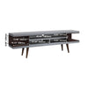 70.87 in. Wood TV Stand with 5 Storage Shelves Fits TV's up to 75 in.