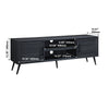 59 in. Wood TV Stand with 2 Storage Cabinets Fits TV's up to 65 in.