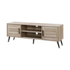59 in. Wood TV Stand with 2 Storage Cabinets Fits TV's up to 65 in.