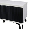 58.66 in. Ivory Wood TV Stand with 2 Storage Cabinets Fits TV's up to 65 in.