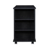 3-Drawer 39in. W Rolling Lateral Filing Cabinet with Locker and Open Storage Shelves for Home Office and Kids Room