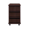 3-Drawer 39in. W Rolling Lateral Filing Cabinet with Locker and Open Storage Shelves for Home Office and Kids Room