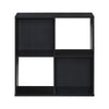 24.25 in. H x 23.5 in. W x 11.61 in. D Espresso Wood 4-Cube Storage Organizer