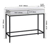 Casimo 35.43 in. Rectangular Engineered Wood Console Table