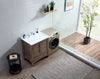 Stufurhome Delia 30 inch Rustic Gray Laundry Utility Sink