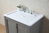 Stufurhome Delia 30 inch Grey Laundry Utility Sink
