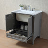 Stufurhome Delia 30 inch Grey Laundry Utility Sink
