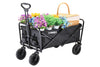 EchoSmile 4.06 cu. ft. Fabric Portable Garden Cart with Adjustable Rolling Wheels
