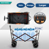 EchoSmile 6.84 cu. ft. Fabric Portable Garden Cart with Adjustable Rolling Wheels