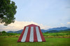 EchoSmile 5-Person Black and Orange Pop Up Camping Tent