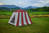 EchoSmile 5-Person Black and Orange Pop Up Camping Tent