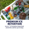 EchoSmile 60 qt. Rotomolded Cooler in White