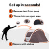 EchoSmile 2-Person Pop Up Camping Tent