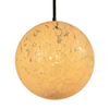 Bushnell Ball Pendant Light Fixture, White Orb with Elegant Glow, Foyer Lighting Home Decor for Entryways, Dining and Living Room, or Sitting Areas, Dimmable