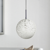 Bushnell Ball Pendant Light Fixture, White Orb with Elegant Glow, Foyer Lighting Home Decor for Entryways, Dining and Living Room, or Sitting Areas, Dimmable