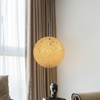 Bushnell Ball Pendant Light Fixture, White Orb with Elegant Glow, Foyer Lighting Home Decor for Entryways, Dining and Living Room, or Sitting Areas, Dimmable