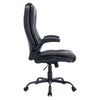Yingj Faux Leather Swivel Executive Chair with Adjustable Arms