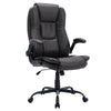 Yingj Faux Leather Swivel Executive Chair with Adjustable Arms