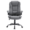 Yingj Faux Leather Swivel Executive Chair with Adjustable Arms