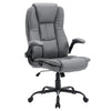 Yingj Faux Leather Swivel Executive Chair with Adjustable Arms