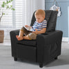 Yingj Leather with Cup Holder Kid Reclining Chair