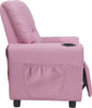 Yingj Leather with Cup Holder Kid Reclining Chair