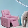 Yingj Leather with Cup Holder Kid Reclining Chair