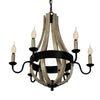 Ano -6 Light Tear Drop Shap Chandelier