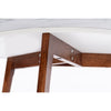 Cherie 15" Round Italian Marble Side Table with Legs