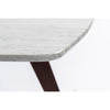 Faura 18" x 43.5" Rectangular Italian Marble Coffee Table with Legs