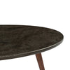Stella 31" Round Italian Marble Coffee Table with Legs
