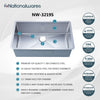 Nationalware Undermount 16 gauge Stainless Steel 32 in. Single Bowl Kitchen Sink