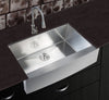 Nationalware Apron/Farmhouse Stainless Steel 33 in. Single Bowl Kitchen Sink