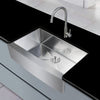 Nationalware Apron/Farmhouse Stainless Steel 33 in. Single Bowl Kitchen Sink