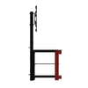Tansole 22 in. Walnut TV Stand with 3 Tier Storage Space Fits TV's Up To 65 in.