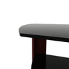 Tansole 22 in. Walnut TV Stand with 3 Tier Storage Space Fits TV's Up To 65 in.